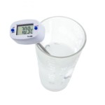 Termometru alimentar digital de insertie cu 2 butoane, culoare alb, cu tija, model IT01
